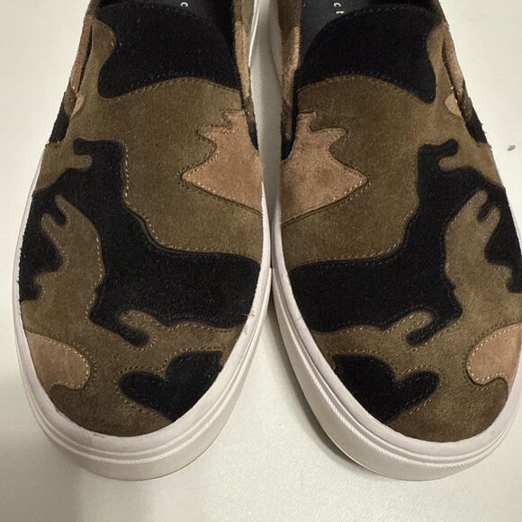 Sanctuary Womens 6.5 Sneakers Dashing Camouflage Shoes Camo Black Avocado Acorn - Picture 10 of 11